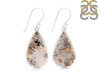 Plume Agate Earring-E PLA-3-25