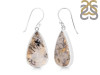 Plume Agate Earring-E PLA-3-25
