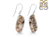 Plume Agate Earring-E PLA-3-27