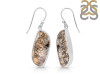 Plume Agate Earring-E PLA-3-27