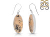 Plume Agate Earring-E PLA-3-3
