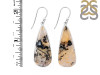 Plume Agate Earring-E PLA-3-33