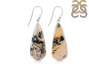 Plume Agate Earring-E PLA-3-33