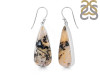 Plume Agate Earring-E PLA-3-33