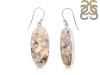 Plume Agate Earring-E PLA-3-34