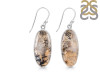Plume Agate Earring-E PLA-3-39
