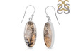 Plume Agate Earring-E PLA-3-39