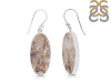 Plume Agate Earring-E PLA-3-4