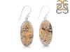 Plume Agate Earring-E PLA-3-5