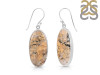Plume Agate Earring-E PLA-3-5