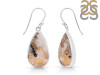 Plume Agate Earring-E PLA-3-6