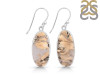 Plume Agate Earring-E PLA-3-7