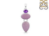 Phosphosiderite/Amethyst Pendant-2SP PPD-1-11