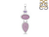 Phosphosiderite/Amethyst Pendant-2SP PPD-1-11