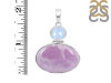 Phosphosiderite/Moonstone Pendant-2SP PPD-1-13
