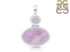 Phosphosiderite/Moonstone Pendant-2SP PPD-1-13