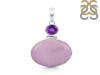 Phosphosiderite/Amethyst Pendant-2SP PPD-1-16