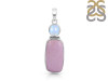 Phosphosiderite/Moonstone Pendant-2SP PPD-1-19