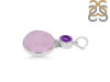 Phosphosiderite/Amethyst Pendant-2SP PPD-1-2