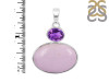 Phosphosiderite/Amethyst Pendant-2SP PPD-1-23