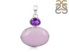 Phosphosiderite/Amethyst Pendant-2SP PPD-1-23