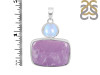 Phosphosiderite/Moonstone Pendant-2SP PPD-1-27