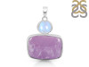 Phosphosiderite/Moonstone Pendant-2SP PPD-1-27