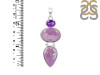 Phosphosiderite/Amethyst Pendant-2SP PPD-1-28