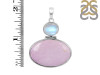 Phosphosiderite/Moonstone Pendant-2SP PPD-1-29