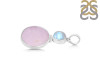 Phosphosiderite/Moonstone Pendant-2SP PPD-1-29