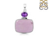 Phosphosiderite/Amethyst Pendant-2SP PPD-1-37