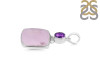 Phosphosiderite/Amethyst Pendant-2SP PPD-1-37