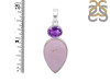 Phosphosiderite/Amethyst Pendant-2SP PPD-1-40