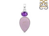 Phosphosiderite/Amethyst Pendant-2SP PPD-1-40