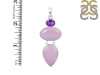 Phosphosiderite/Amethyst Pendant-2SP PPD-1-41