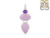 Phosphosiderite/Amethyst Pendant-2SP PPD-1-41