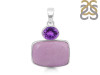 Phosphosiderite/Amethyst Pendant-2SP PPD-1-44