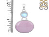 Phosphosiderite/Moonstone Pendant-2SP PPD-1-50