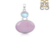 Phosphosiderite/Moonstone Pendant-2SP PPD-1-50