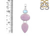 Phosphosiderite/Moonstone Pendant-2SP PPD-1-6