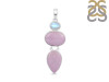 Phosphosiderite/Moonstone Pendant-2SP PPD-1-6