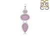 Phosphosiderite/Moonstone Pendant-2SP PPD-1-6