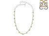 Prehnite/Peridot Necklace-NJ PRN-12-14