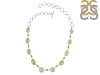 Prehnite/Peridot Necklace-NJ PRN-12-15