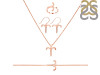 Aries Zodiac Plain Silver Jewelry Set PS-RDR-3098/RDE-1497/RDB-182/RDC-20.