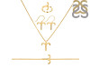 Aries Zodiac Plain Silver Jewelry Set PS-RDR-3098/RDE-1497/RDB-182/RDC-20.