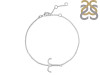 Aries Zodiac Plain Silver Jewelry Set PS-RDR-3098/RDE-1497/RDB-182/RDC-20.