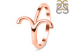 Aries Zodiac Plain Silver Jewelry Set PS-RDR-3098/RDE-1497/RDB-182/RDC-20.