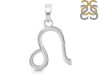 Leo Zodiac Plain Silver Jewelry Set PS-RDR-3093/RDE-1501/RDB-186/RDC-24.