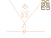 Leo Zodiac Plain Silver Jewelry Set PS-RDR-3093/RDE-1501/RDB-186/RDC-24.